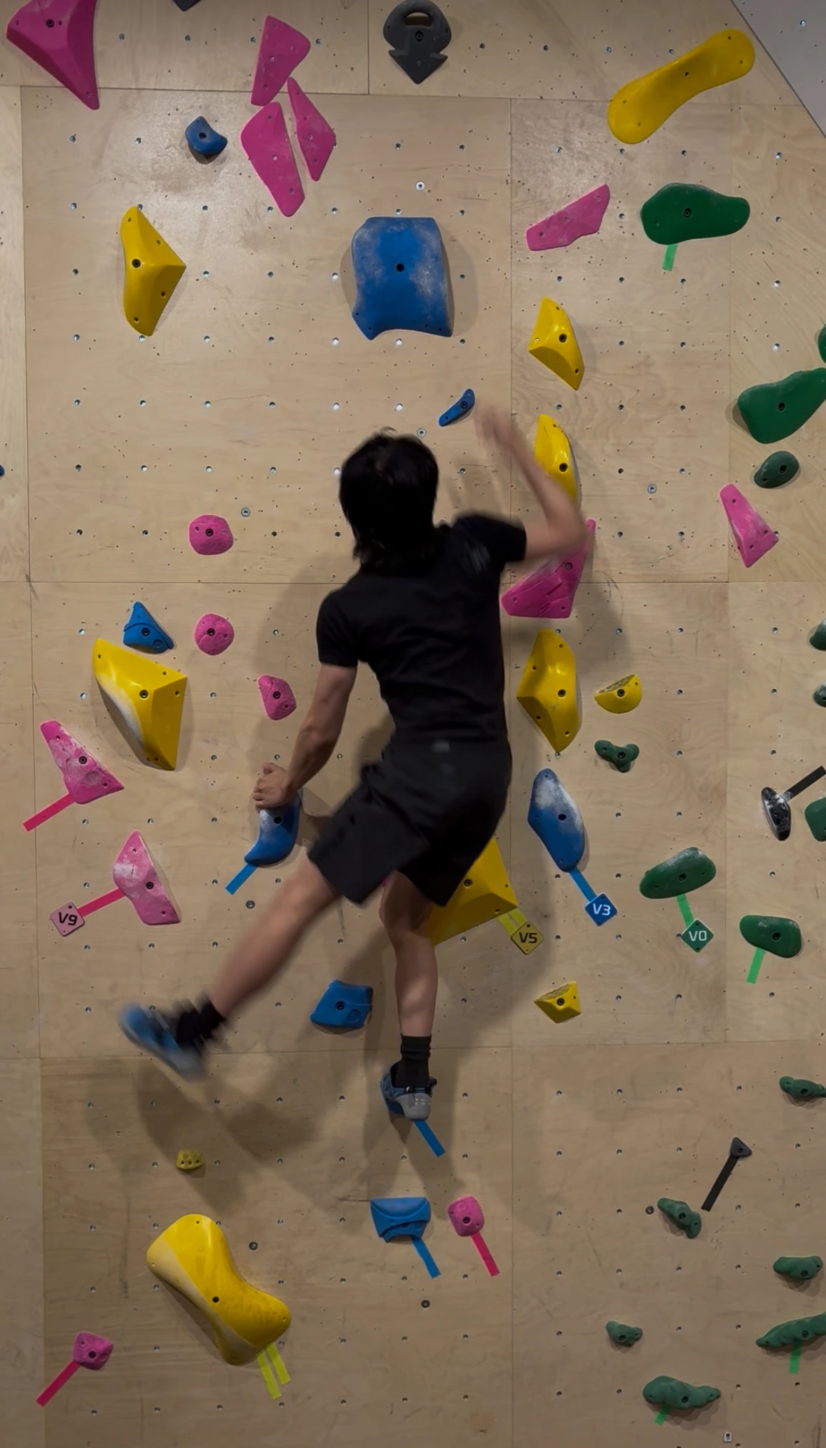 GIF of Ethan Bouldering