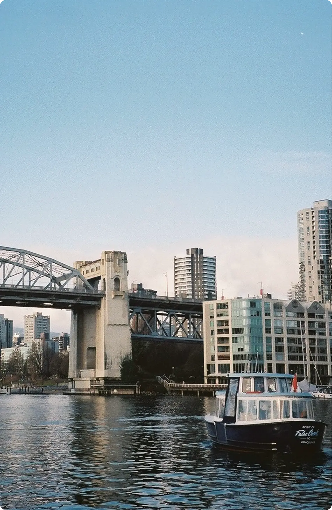 Film Camera Photo of Granville Island