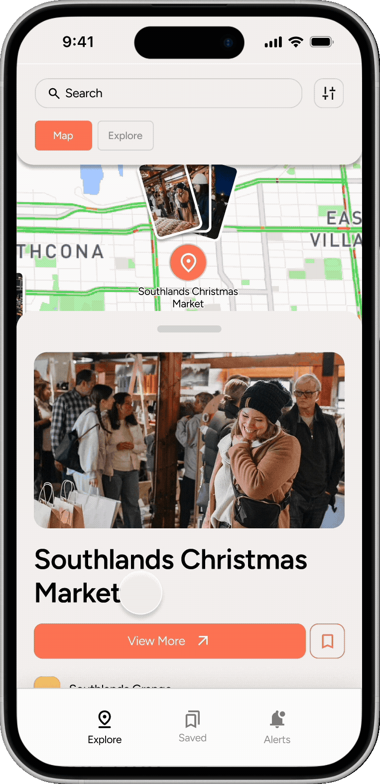 Gif of Mosaic's Vendor Profile Page